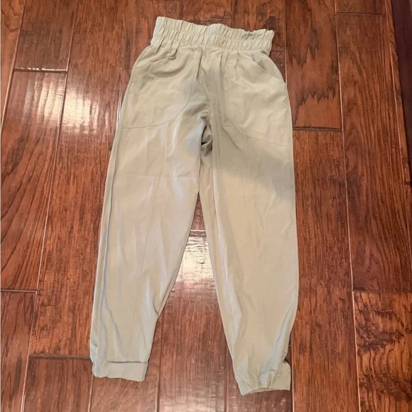 Vanilla Star Army green Elastic-Waist Track Pants - Picture 4 of 6